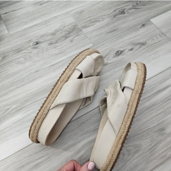 Zara Women's Sandals in Cream Sz 38 - Picture 4 of 8